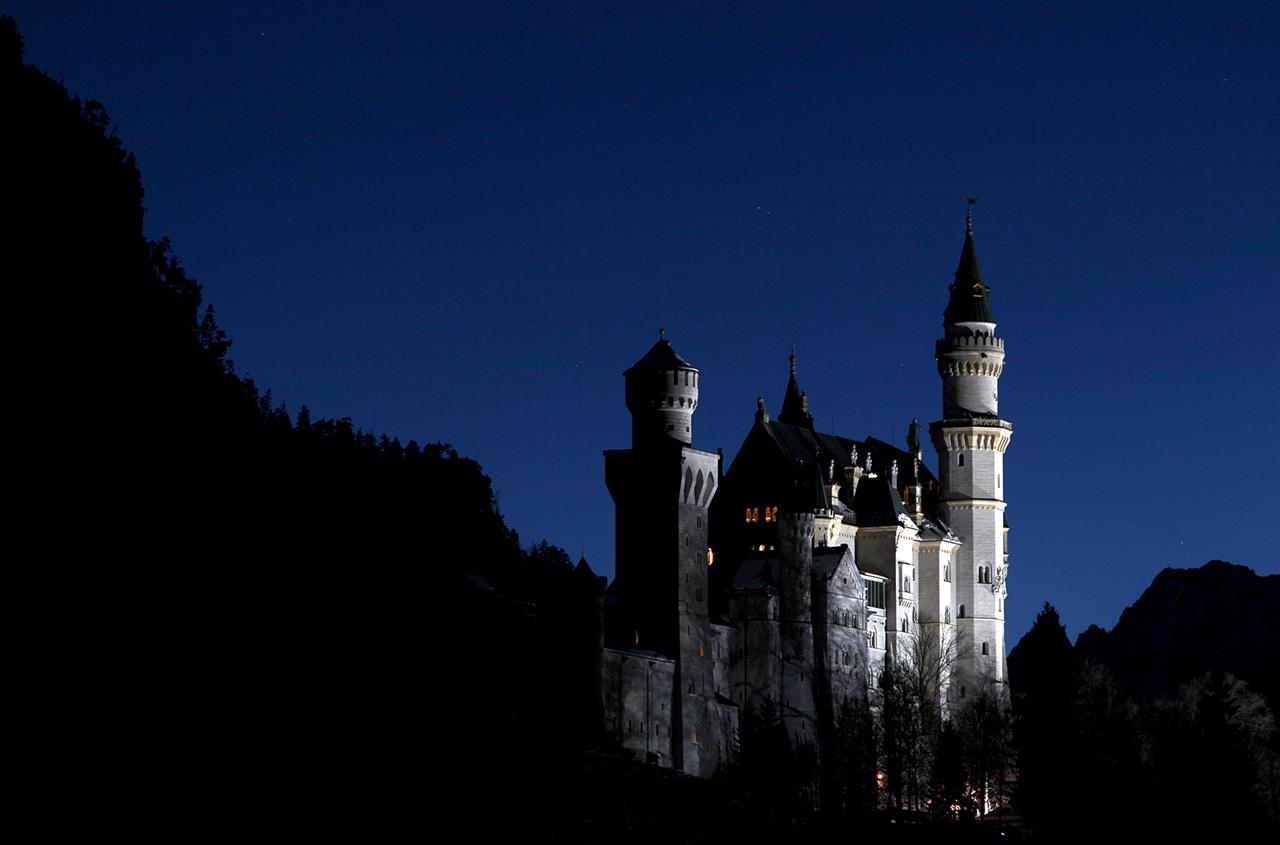 Neuschwanstein zur blauen Stunde